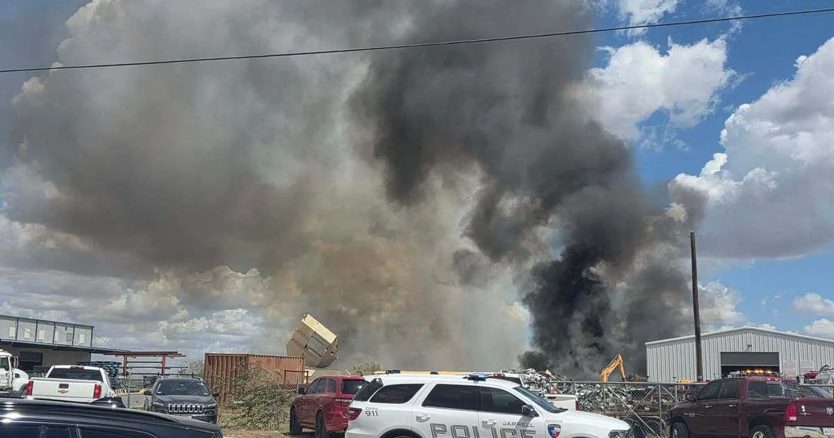 Evacuations underway due to fire in Jarrell