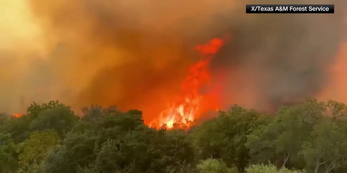 Ross Fire Grows to 50,000 Acres in North Texas, Prompting Evacuations and School Closures