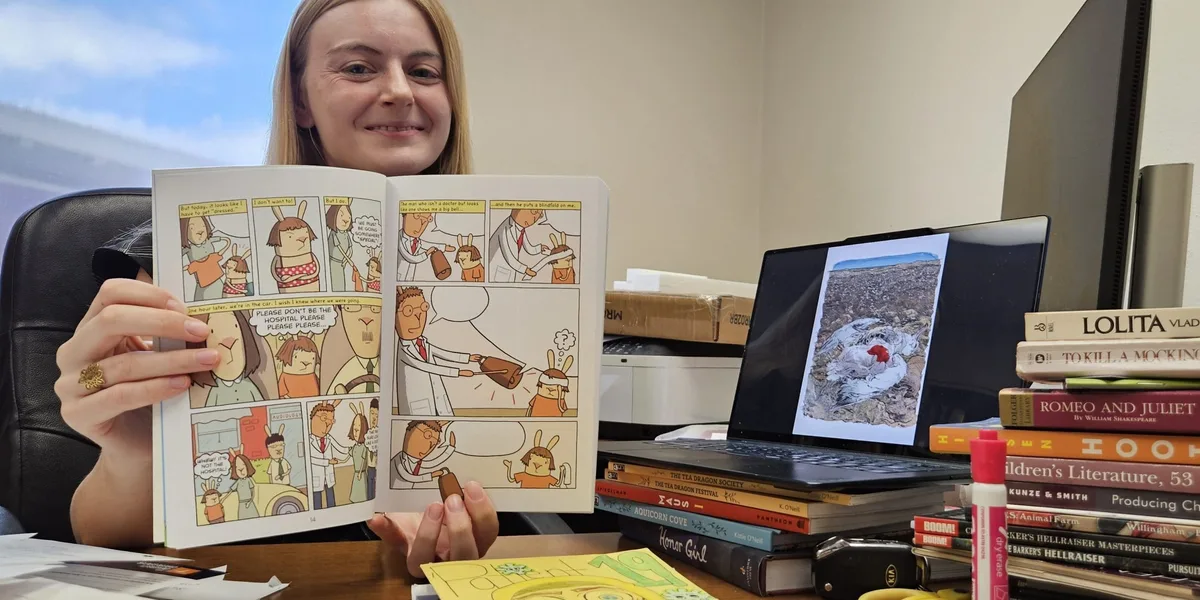 UTEP professor uses graphic novels to engage reluctant readers, teach complex subjects