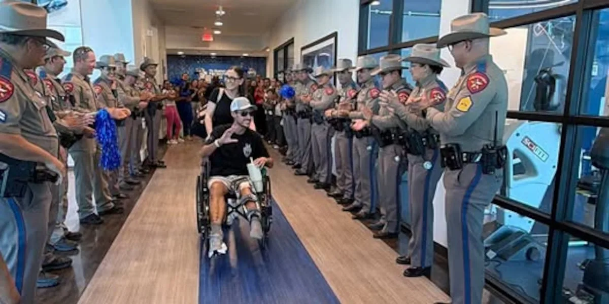 DPS trooper injured in Alpine crash in June returns home after rehab