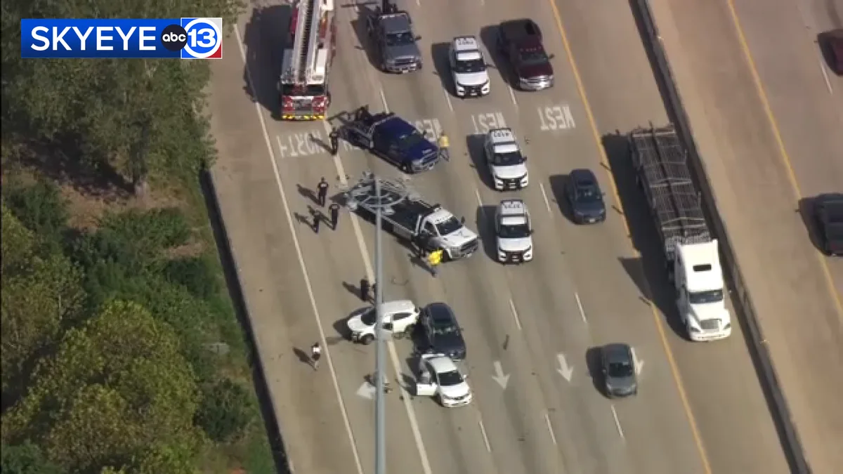 Several crashes snarl traffic on Katy Freeway during Friday afternoon commute
