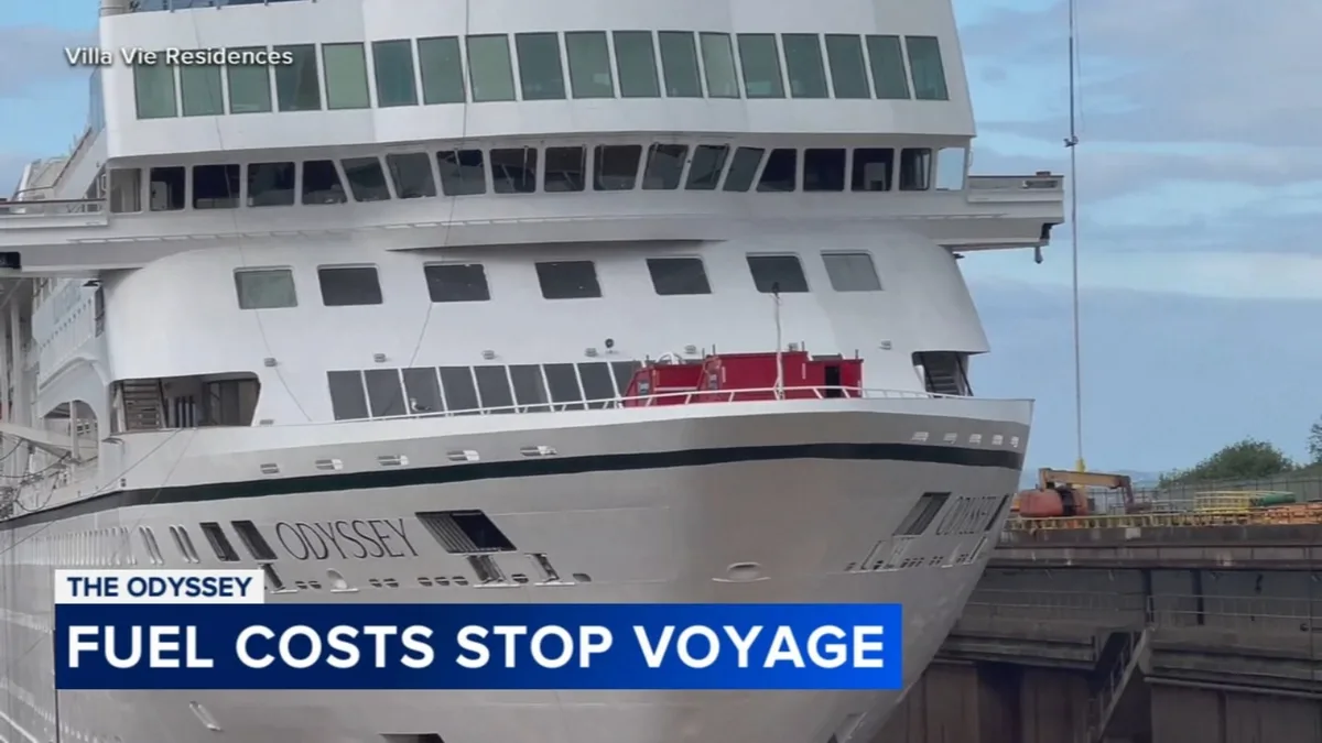 US cruise ship suspends global voyage due to fuel costs, stranding 200 passengers