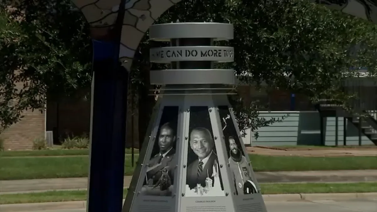 Monument near Johnson Space Center honors Black trailblazers of NASA