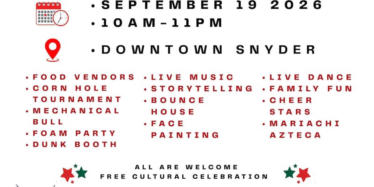 Celebrate Mexican Independence Day in Snyder