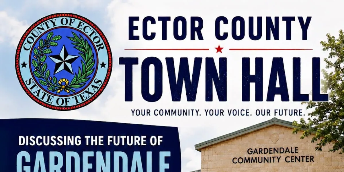 Ector County holds town hall on Gardendale Community Center and Park