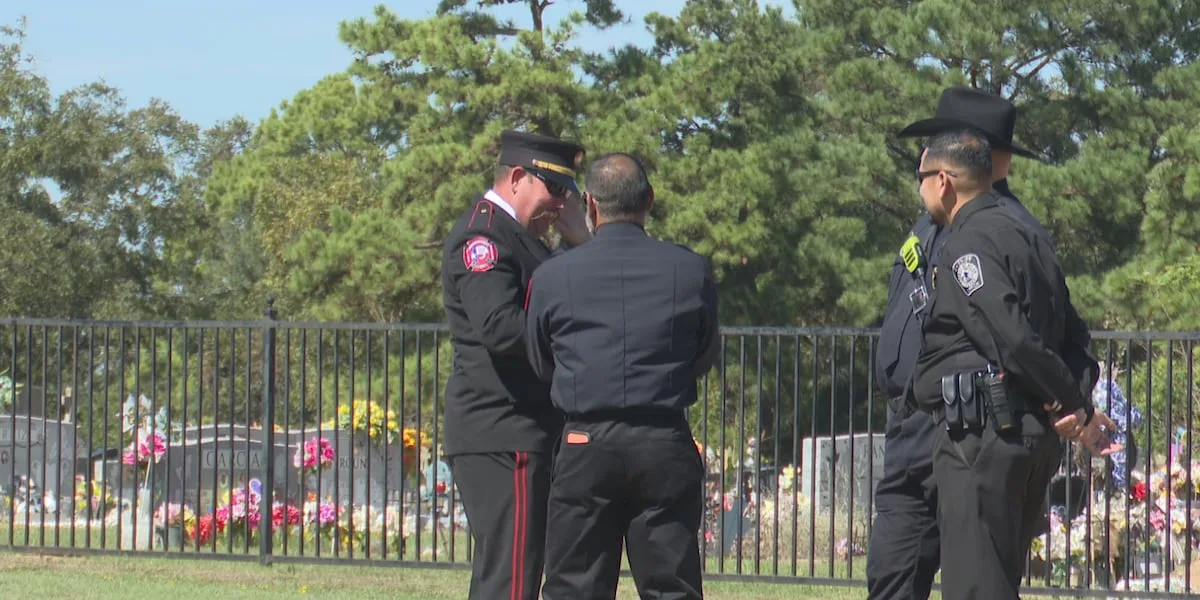 Firefighter Rick Fuentes remembered at Cameron funeral