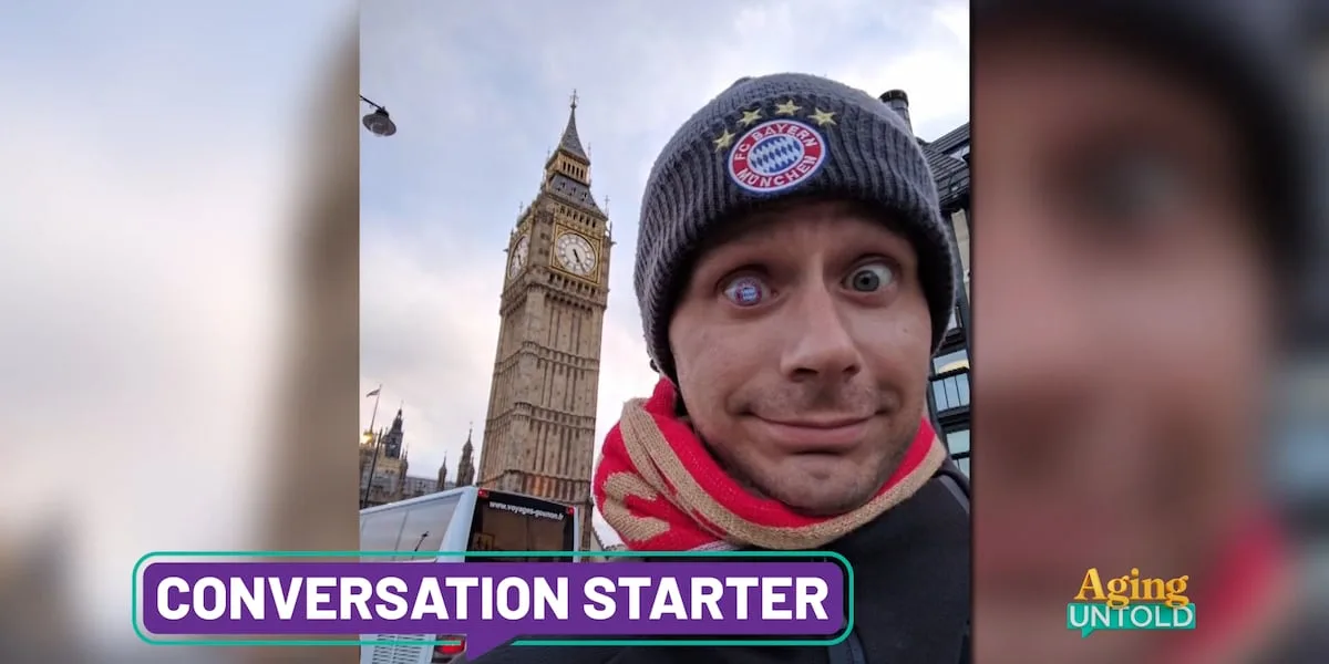 Man raises awareness about rare cancer with soccer-themed prosthetic eye