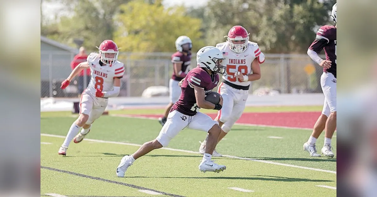JV TIGERS OUTSCORE INDIANS, 42-20
