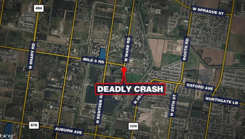 Men killed in two-vehicle crash north of McAllen