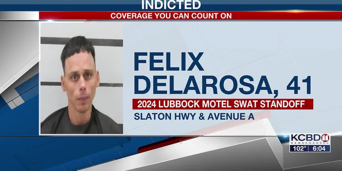 Felix Delarosa indicted, charged in 2024 SWAT standoff