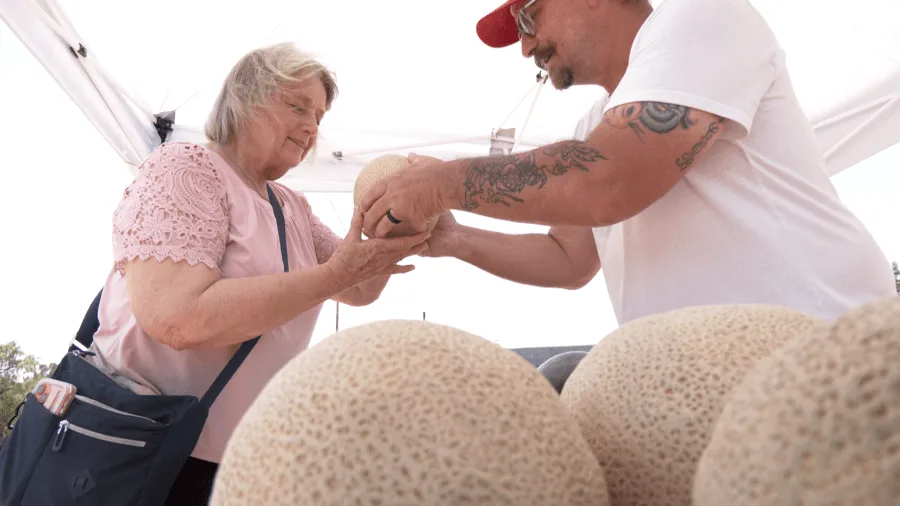 Abilene man travels 300 miles for melons to sell locally