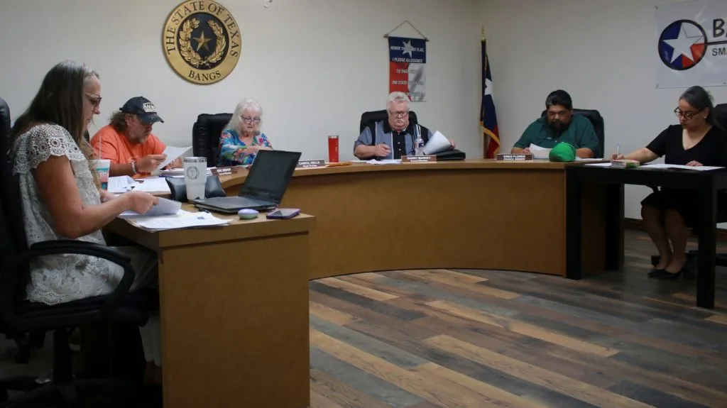 Bangs City Council proposes same tax rate for 2026-27 fiscal year, accepts more resignations