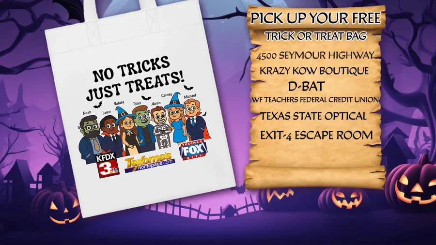 Free KFDX trick-or-treat bags available now