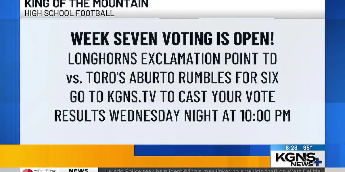 Friday Football Fever; King of the Mountain Week 7