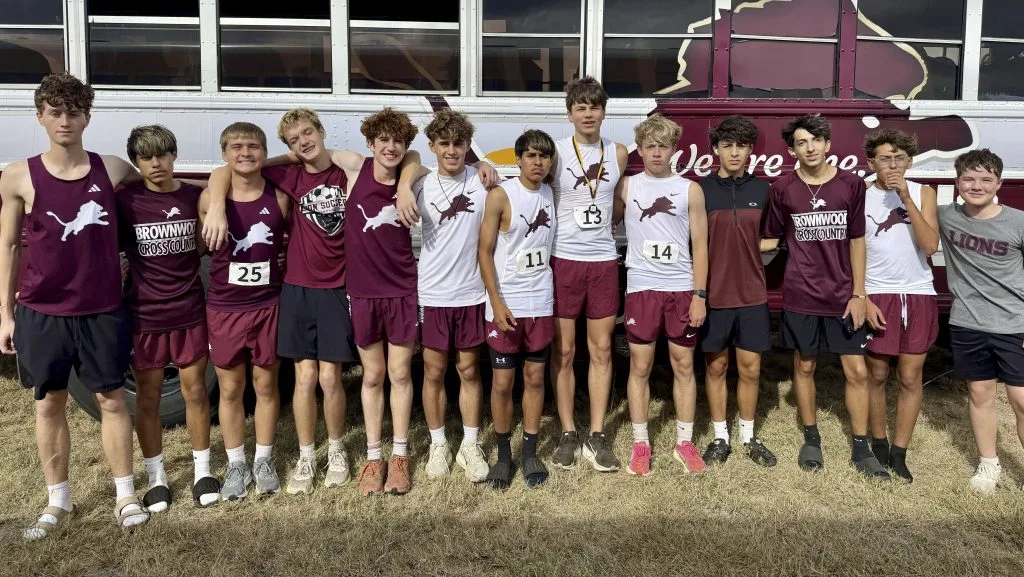 Lions cross country finishes second as a team at Goldthwaite meet