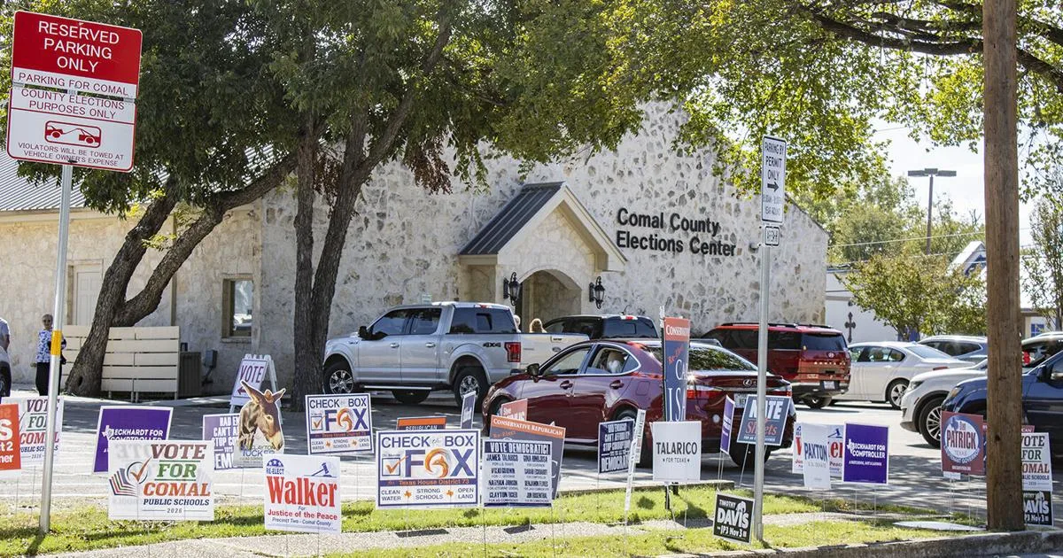 More than 5,000 in-person ballots cast on Comal County's first early voting day