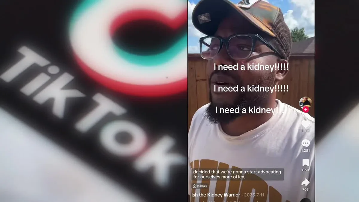 Viral TikTok helps Texas man find life-saving kidney donor
