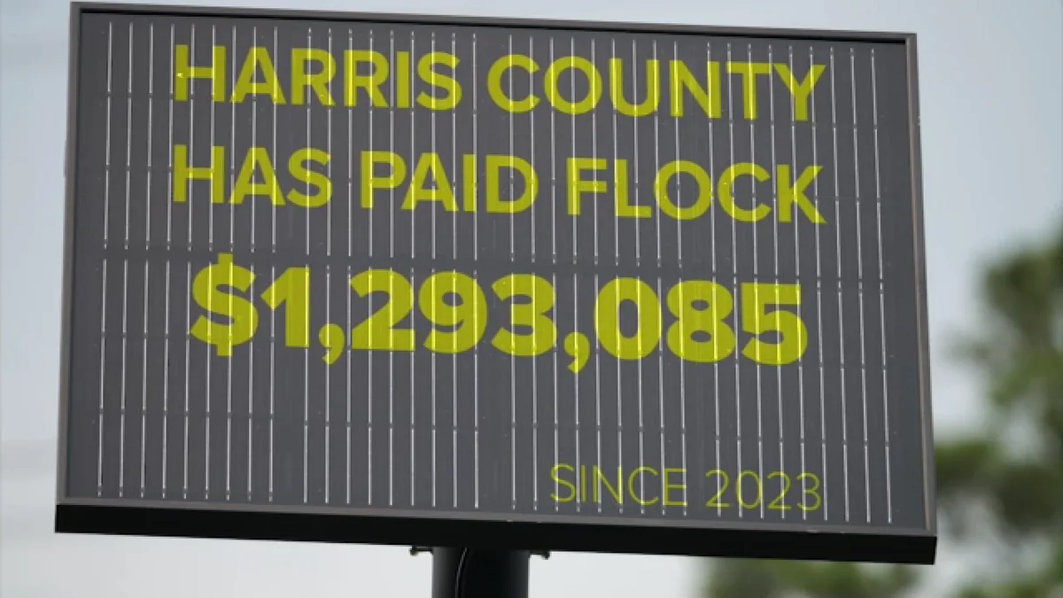 Harris County paid Flock $1.3M since 2023, Hidalgo has questions