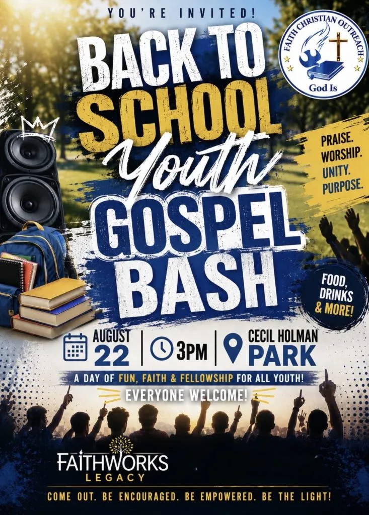 Back to School Youth Gospel Bash slated for Aug. 22
