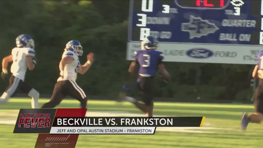 Frankston beats Beckville at home