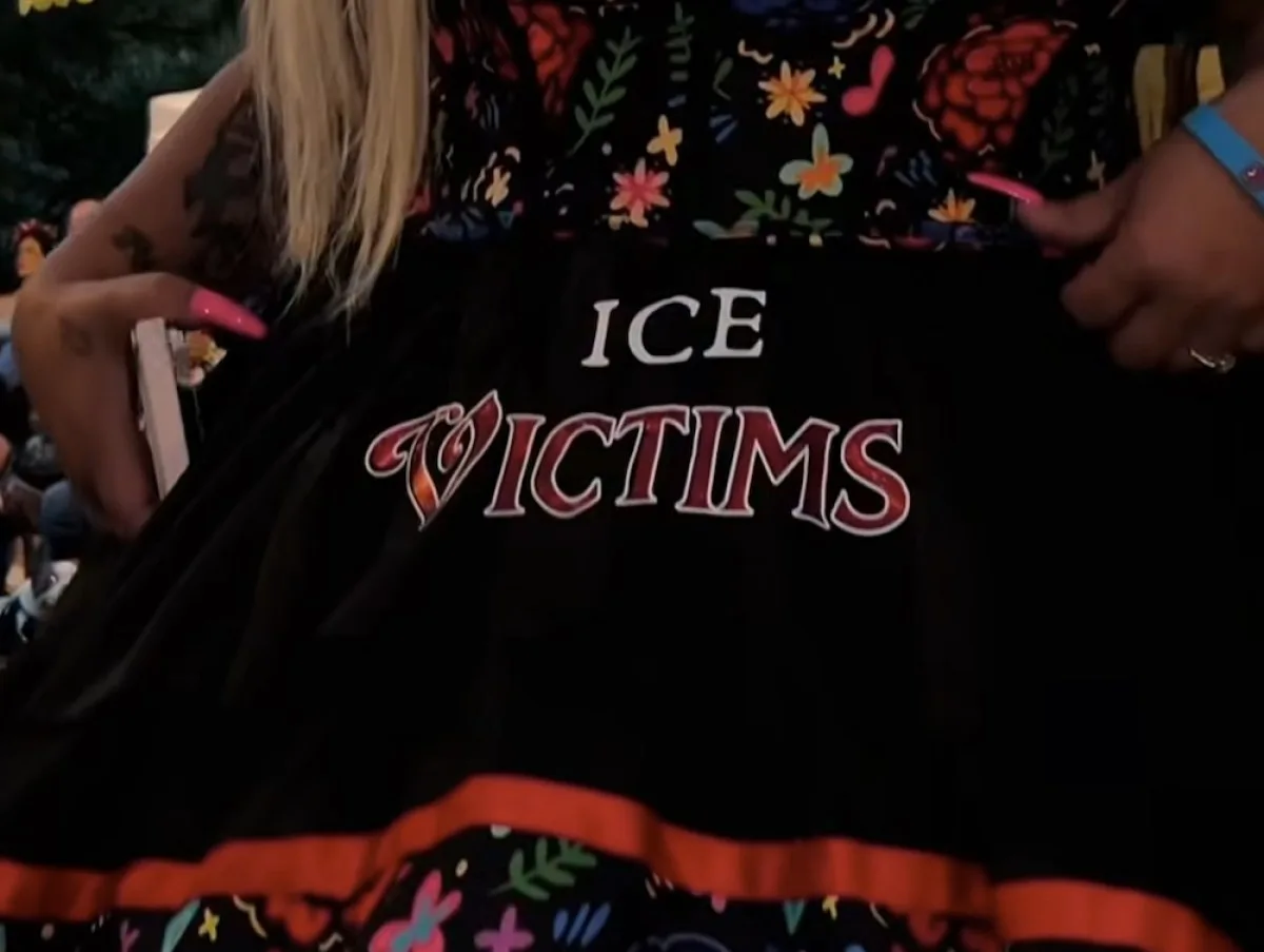 Dress at San Antonio's Muertos Fest honoring those killed by ICE goes viral