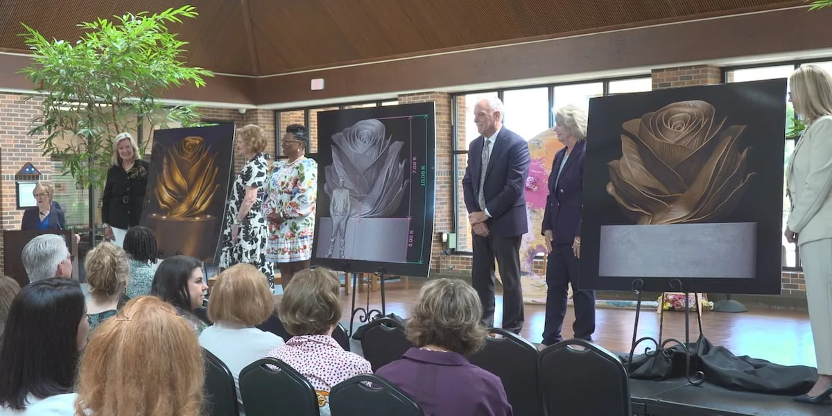 'Tyler's Great American Rose:' Bronze Rose sculpture design unveiled for Tyler Rose Garden