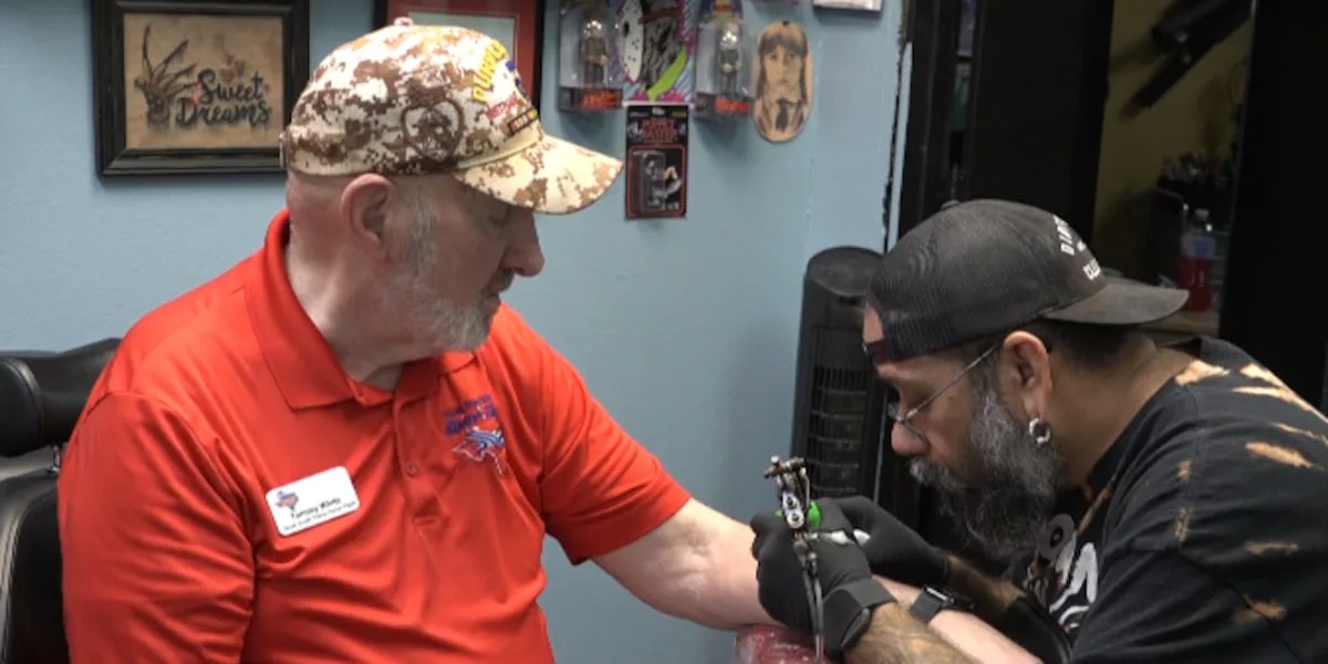 'Hold Fast Tattoo Parlour' holding free event to honor veterans during World Suicide Prevention Day