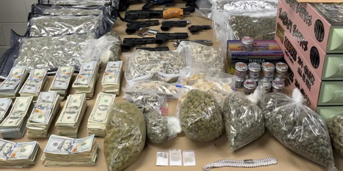 Tip leads to raid at Central Texas apartments; drugs, guns and $44K seized