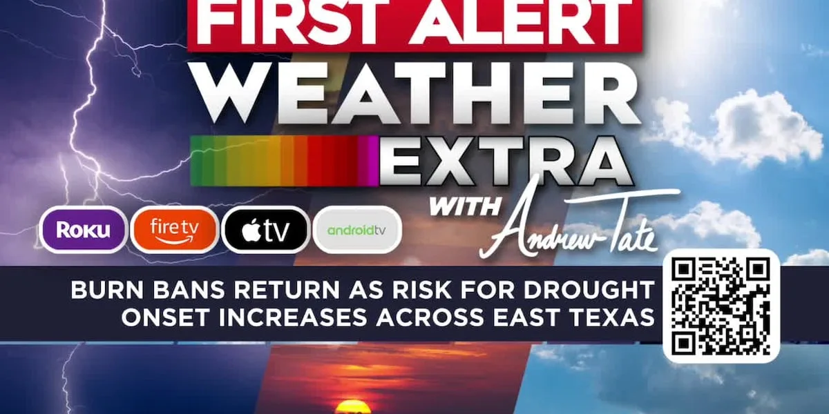 Burn Bans Return as Risk for Drought Onset Increases Across East Texas | August 4, 2026