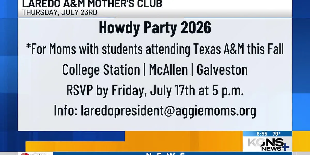 Laredo A&M Mother's Club hosts annual Howdy Party for incoming Aggie families