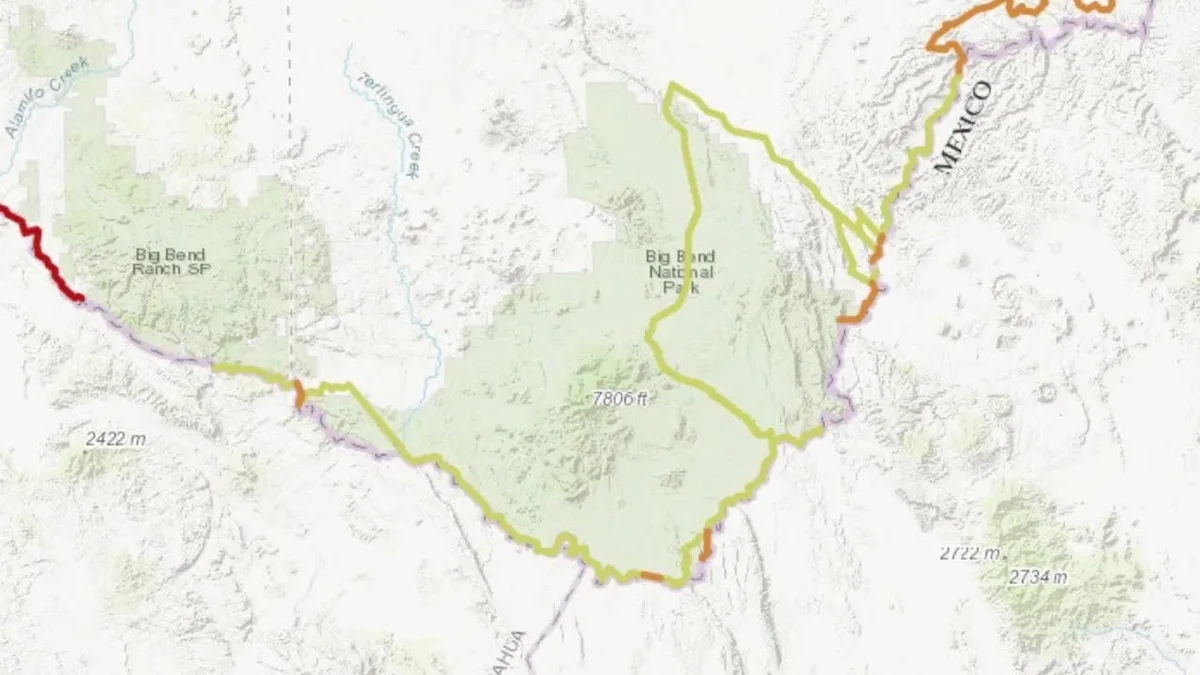 Texas issues cease-and-desist over border wall work near Big Bend