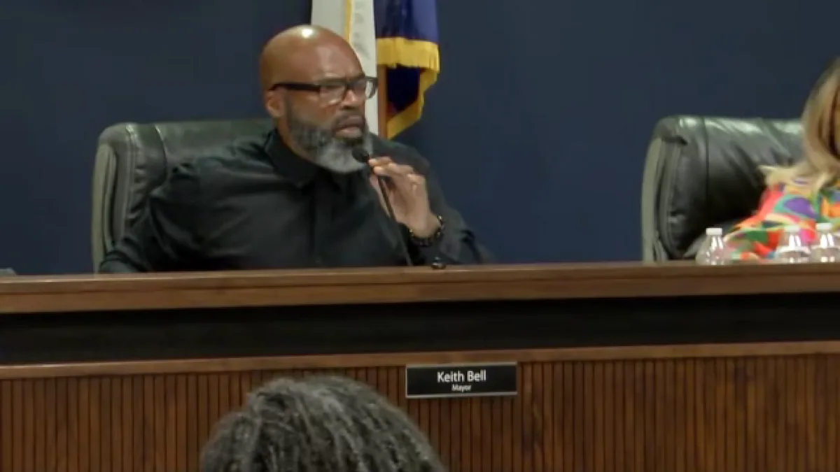 La Marque mayor present at meeting where residents called for his resignation after arrest