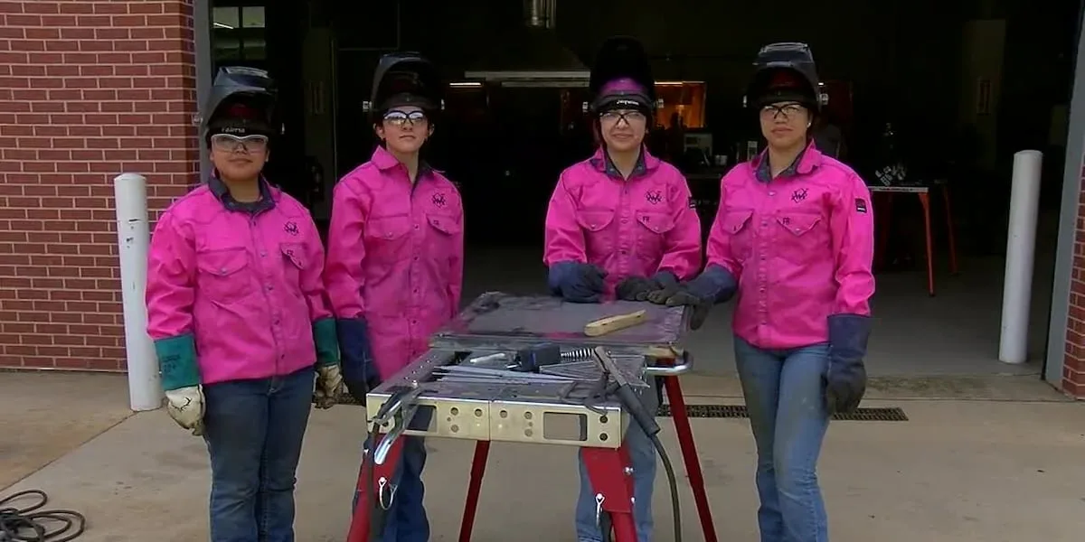 All-female welding team at Pine Tree High School aims for state competition