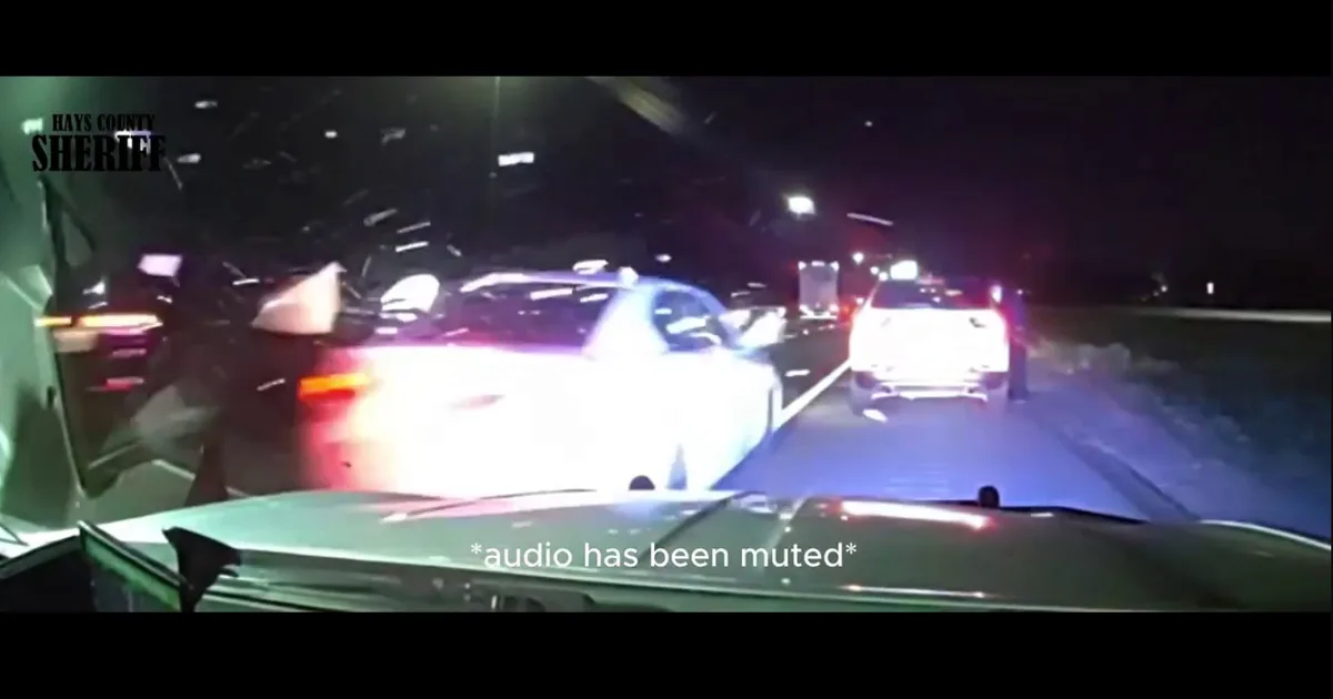 'Not a GTA lobby': Video shows speeding car hitting stopped Texas deputy patrol vehicle