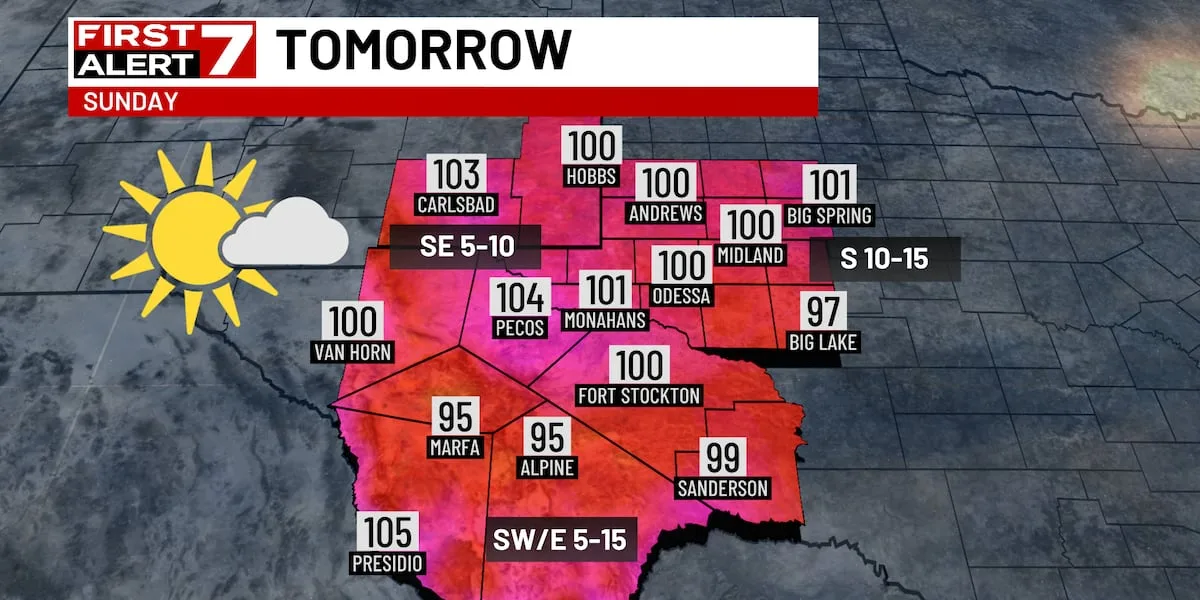 FIRST ALERT 7 Forecast for Sunday, July 26th, 2026