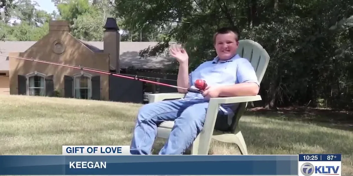 Keegen hopes his next big catch is the gift of love