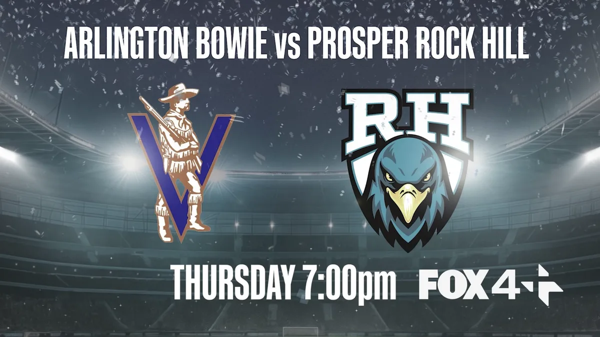 Arlington Bowie takes on Prosper Rock Hill on FOX 4+