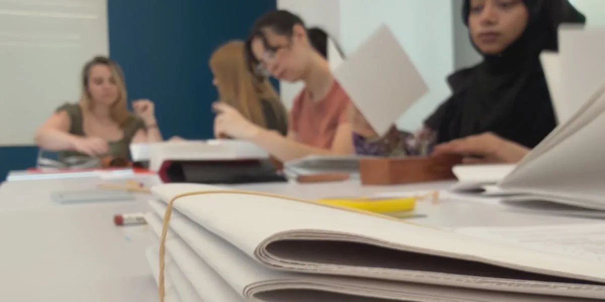 Unplugged and hands-on: A&M-Central Texas students trade screens for book binding