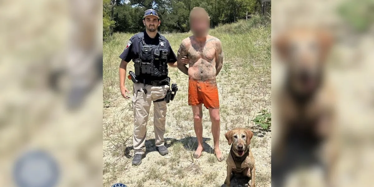 K9 Lola tracks escaped Erath County inmate across river