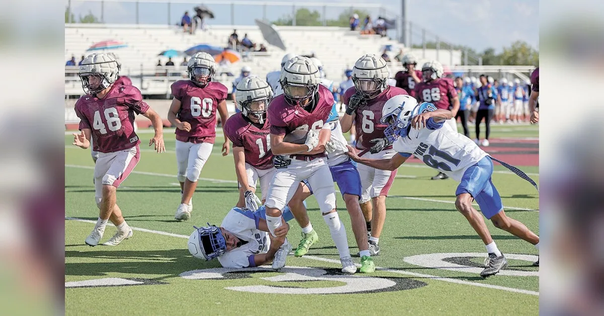 TIGER FRESHMEN, JV SCRIMMAGE VOKS