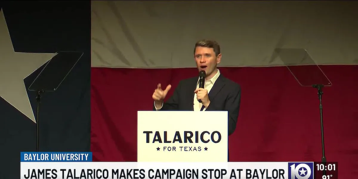 U.S. Senate candidate James Talarico hosts campaign rally at Baylor University