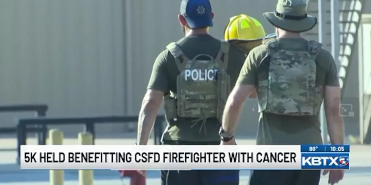 Hundreds gather to help raise money for College Station firefighter battling cancer