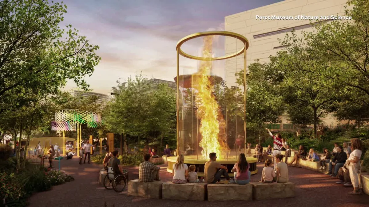 Perot Museum announces major outdoor expansion including fire tornado