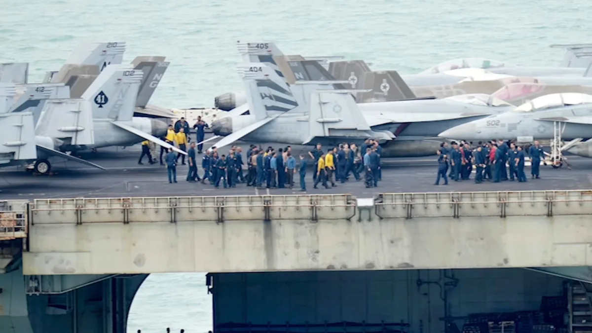 USS Abraham Lincoln arrives in Thailand following its Middle East deployment