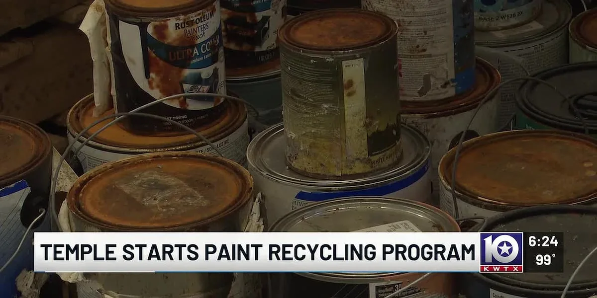 Temple Remix program offers free repurposed paint to residents