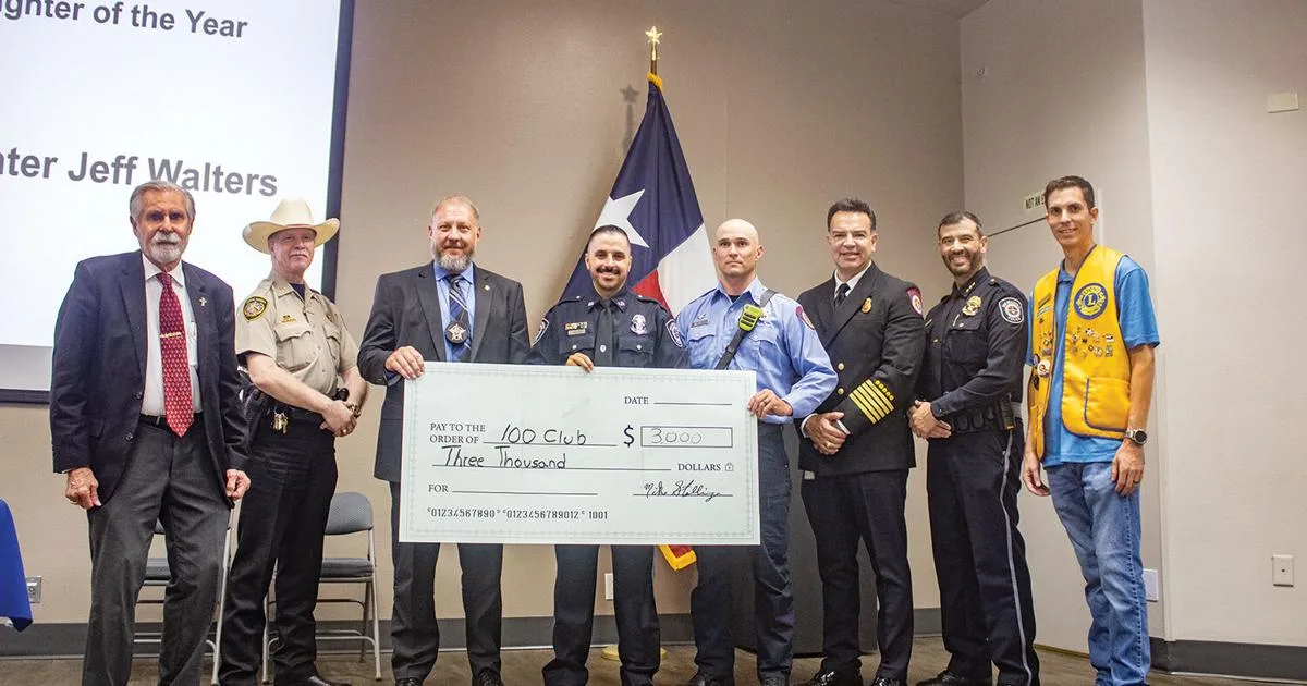 New Braunfels Noon Lions recognize three outstanding local first responders