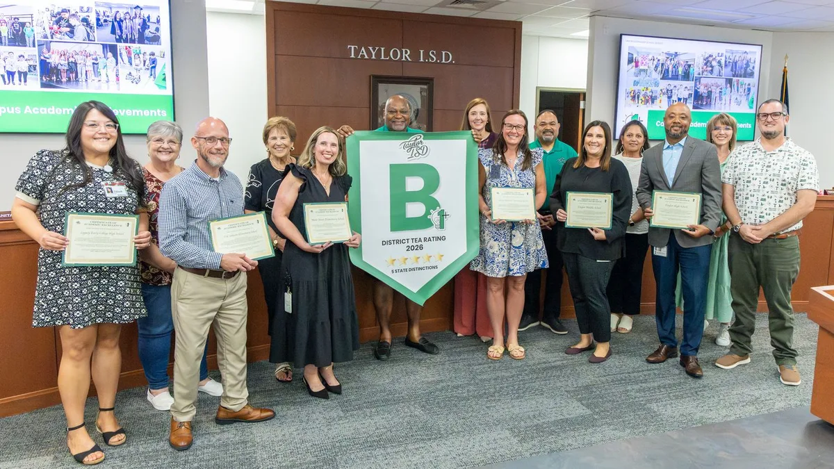 Taylor ISD scores a B, bond rating increases to A+