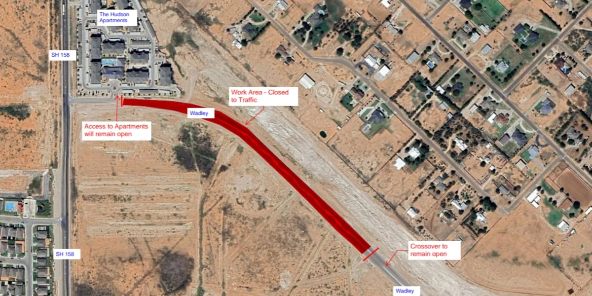 Wadley Avenue closes July 15 for month-long drainage project