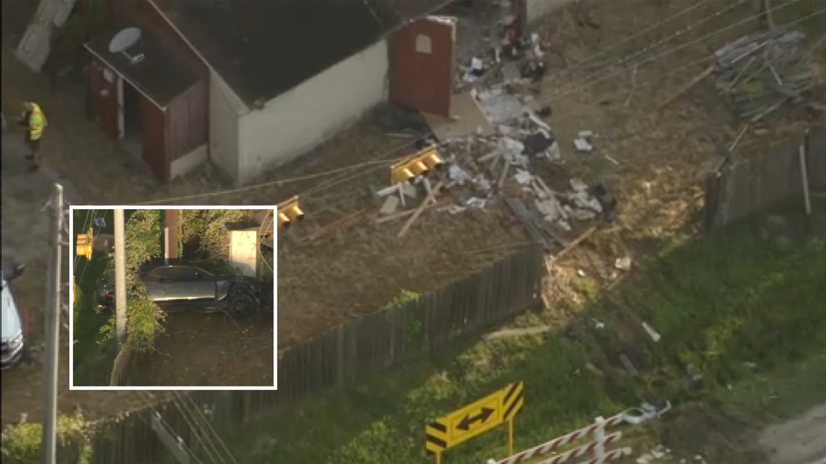HCSO responds to 2-vehicle crash after car reportedly drives into house, another goes through fence