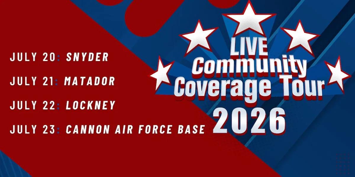 KCBD's 2026 Live Community Coverage Tour runs July 20-23